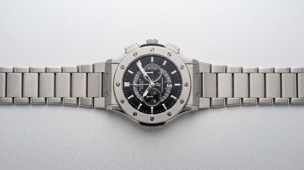Hublot Diamond Cut Black Dial Watch
