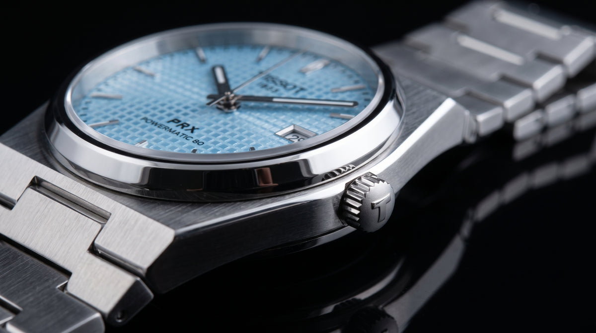 Tissot PRX Sky Blue Structure Style Watch